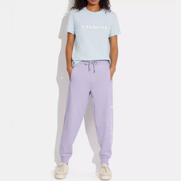 Lilac Coach Essential Joggers - Brand NWT - Picture 2 of 7
